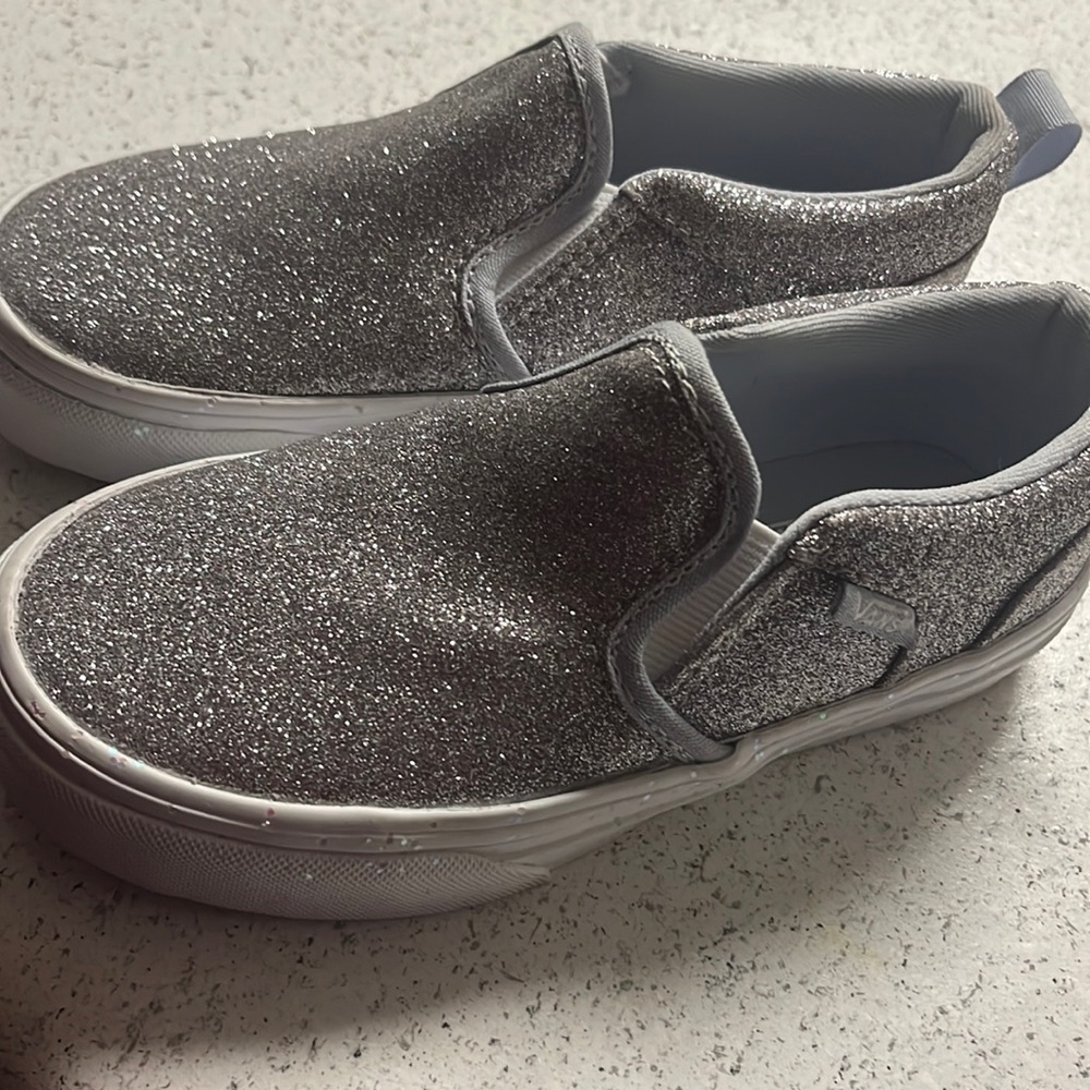 Glitter purple vans